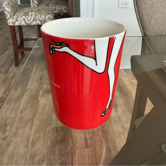 kate spade Other - NWOT! Kate Spade Cha Cha “Heel Ladies” Red Mug
